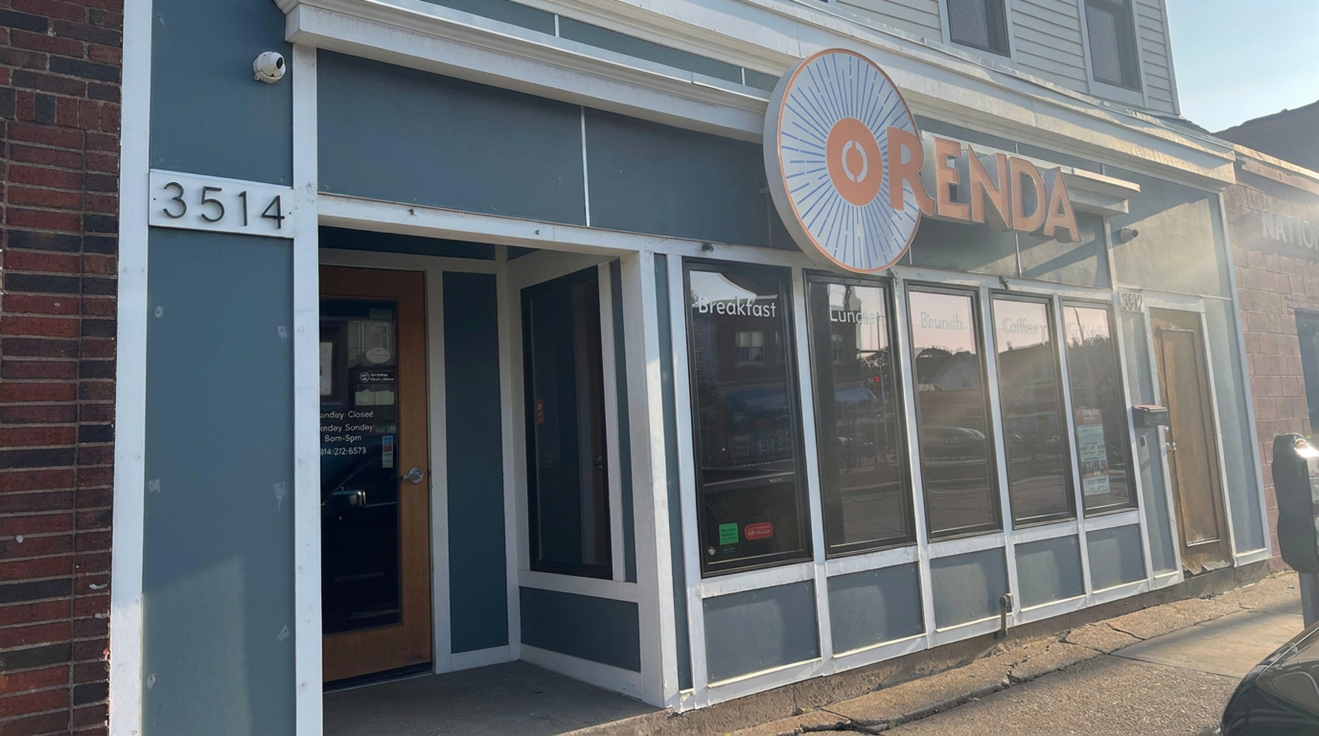 Orenda Cafe, on National Avenue