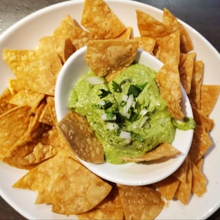 Chips & Edamame Guacamole