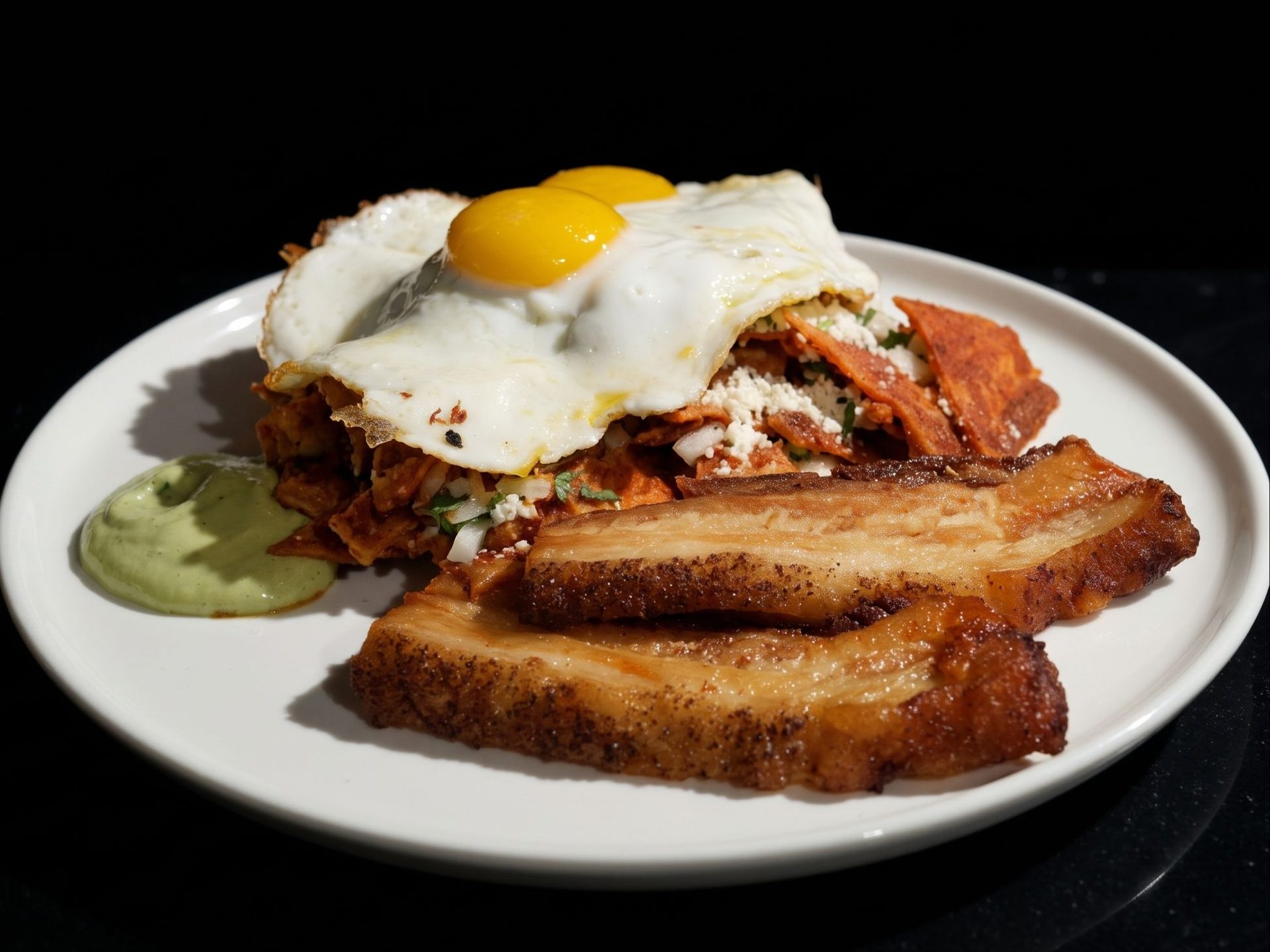 Start with the chilaquiles
