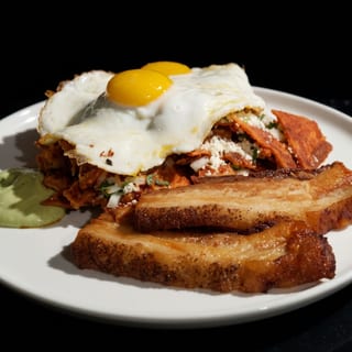 Chilaquiles con Carne
