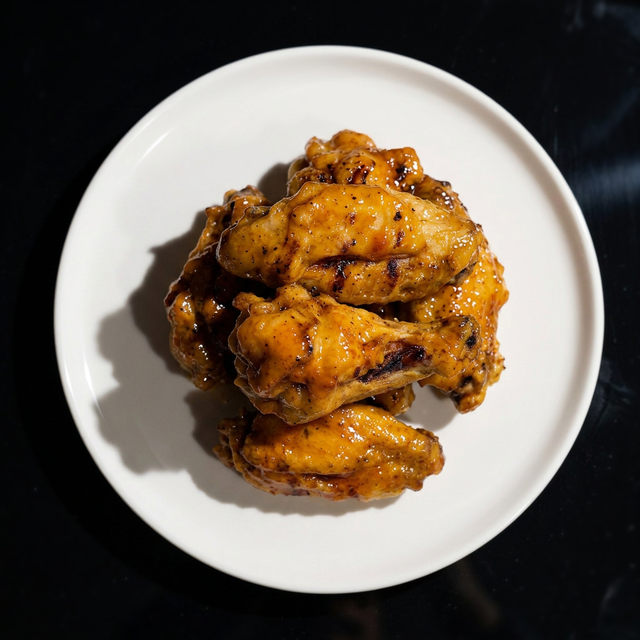 Char Grilled Wings.